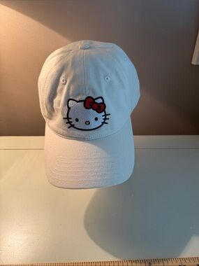 Sanrio Hello Kitty White Cap with Red Bow